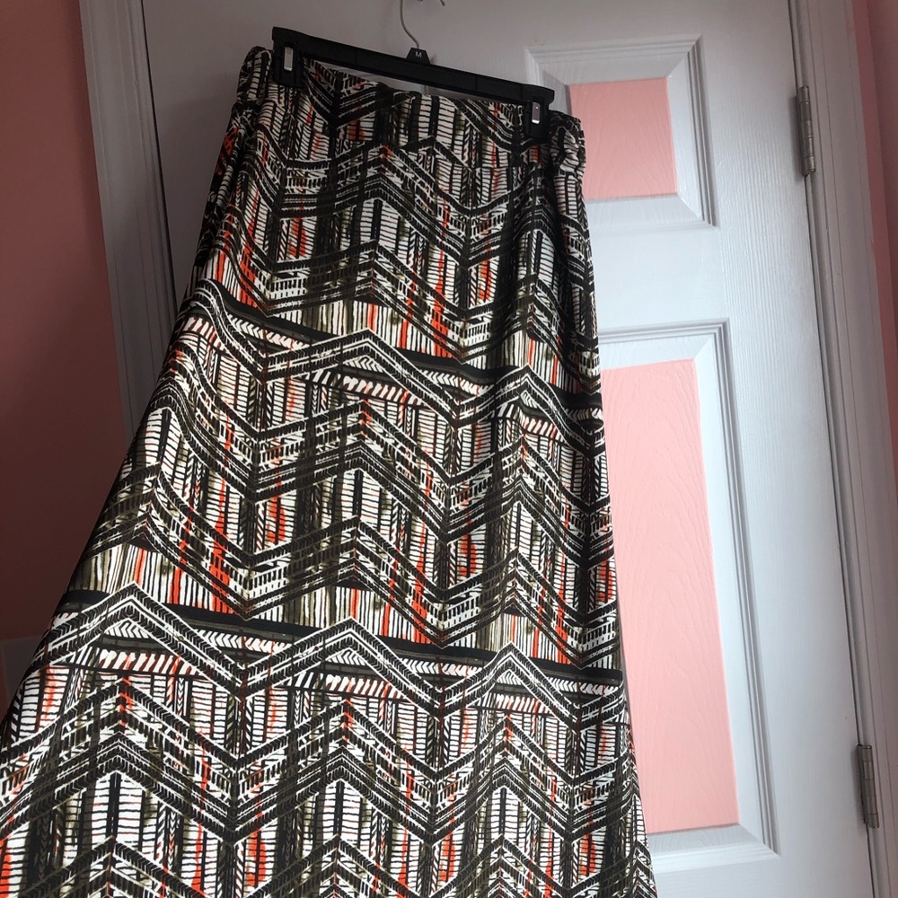 Chance Are brown pattern skirt